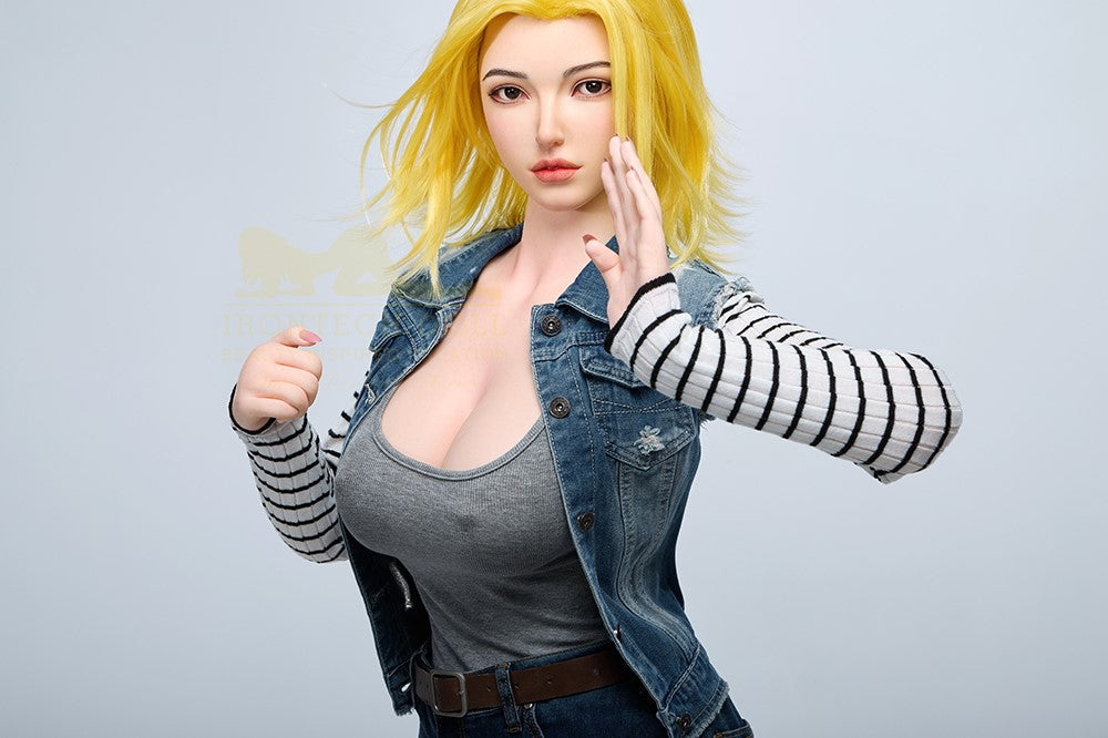 Joline Android 18 sexpuppe (Irontech Doll 159cm G-cup S41 Silikon)