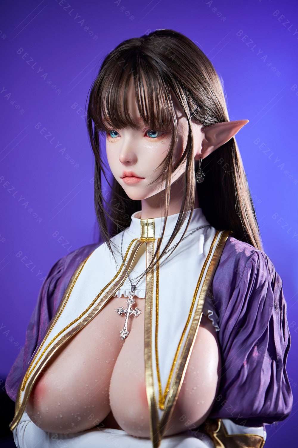 Zelda bambola del sesso (Bezlya Doll Coppa F da 157 cm (2,2 CF in silicone)