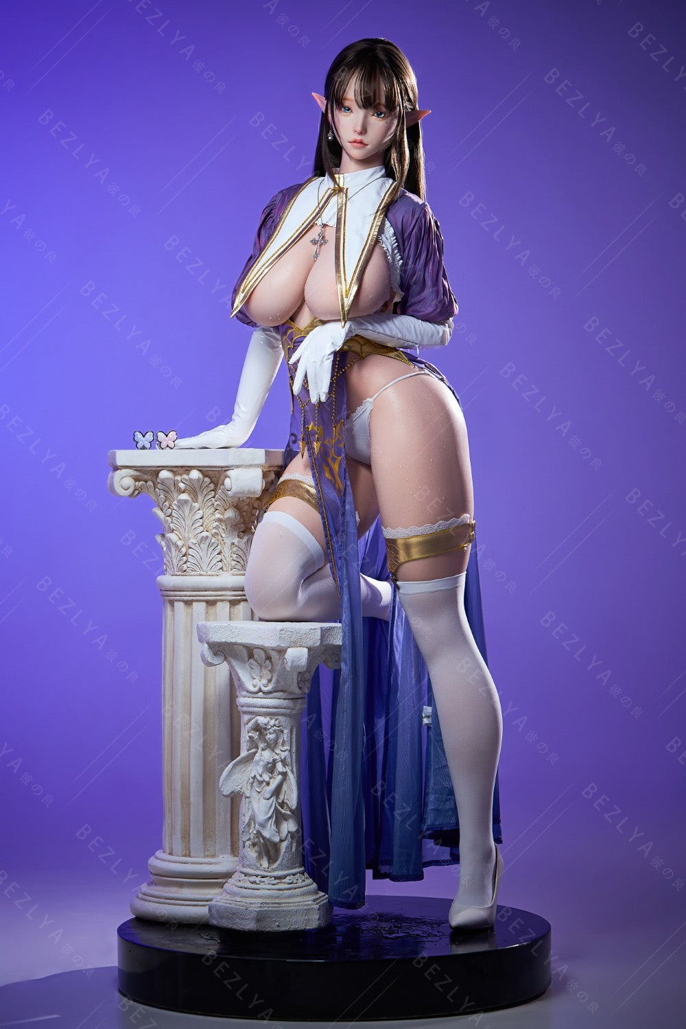 Zelda bambola del sesso (Bezlya Doll Coppa F da 157 cm (2,2 CF in silicone)