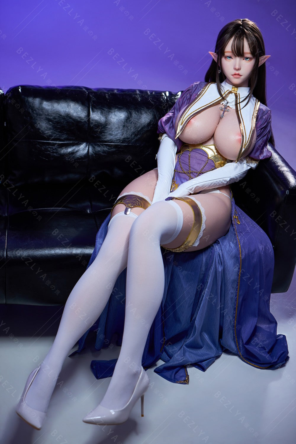 Zelda bambola del sesso (Bezlya Doll Coppa F da 157 cm (2,2 CF in silicone)