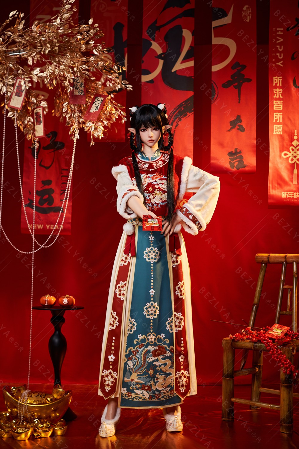 Calla poupée sexuelle (Bezlya Doll 163 cm E-cup 2.2CF Silicone)