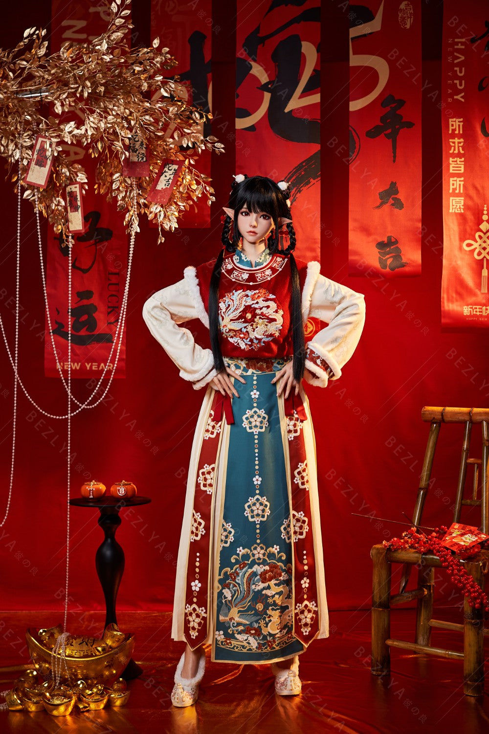 Calla poupée sexuelle (Bezlya Doll 163 cm E-cup 2.2CF Silicone)