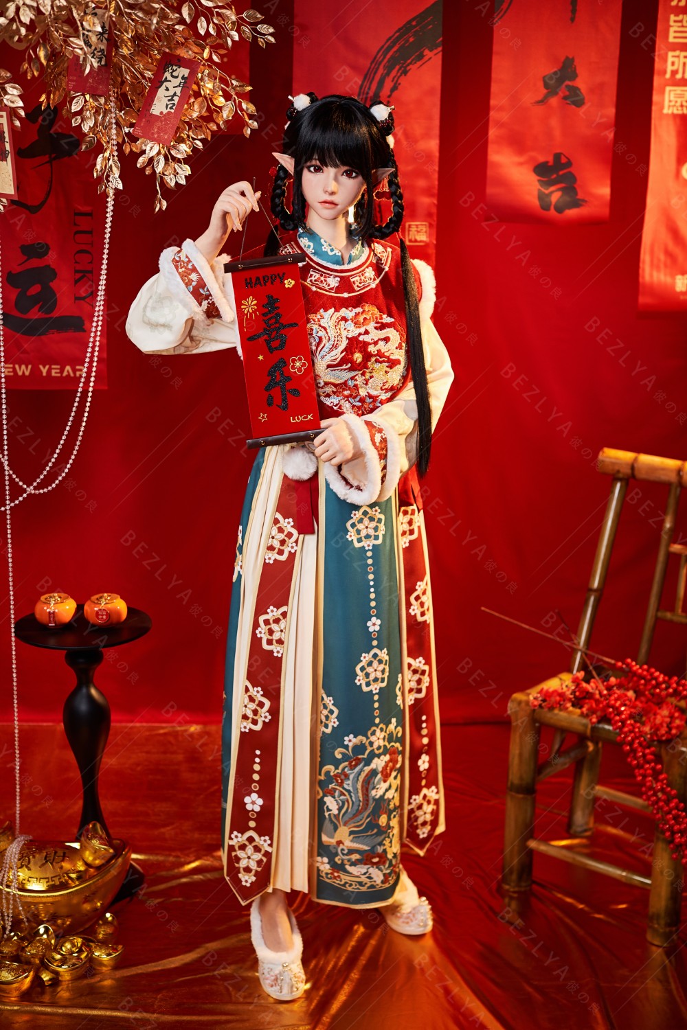 Calla poupée sexuelle (Bezlya Doll 163 cm E-cup 2.2CF Silicone)