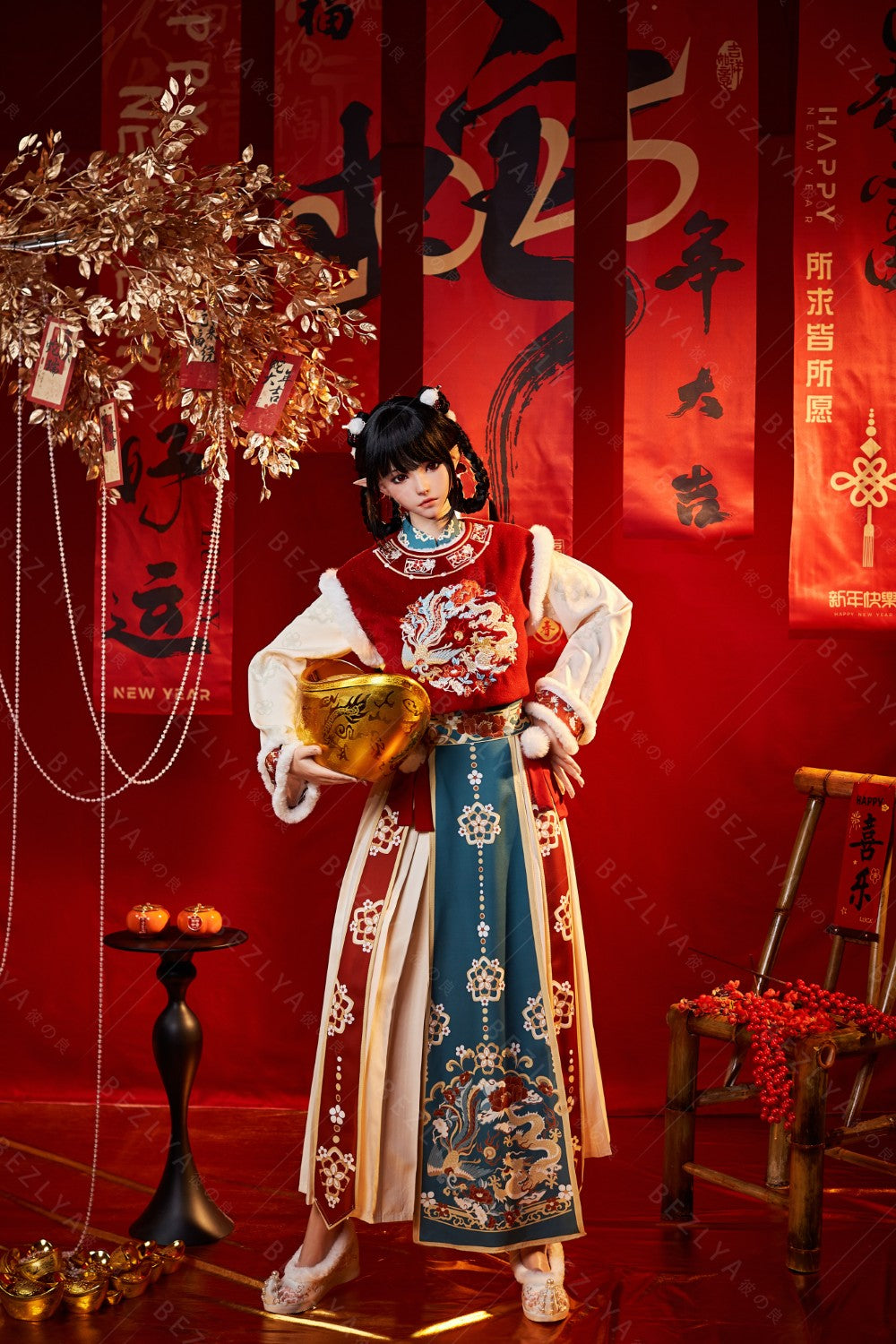 Calla poupée sexuelle (Bezlya Doll 163 cm E-cup 2.2CF Silicone)