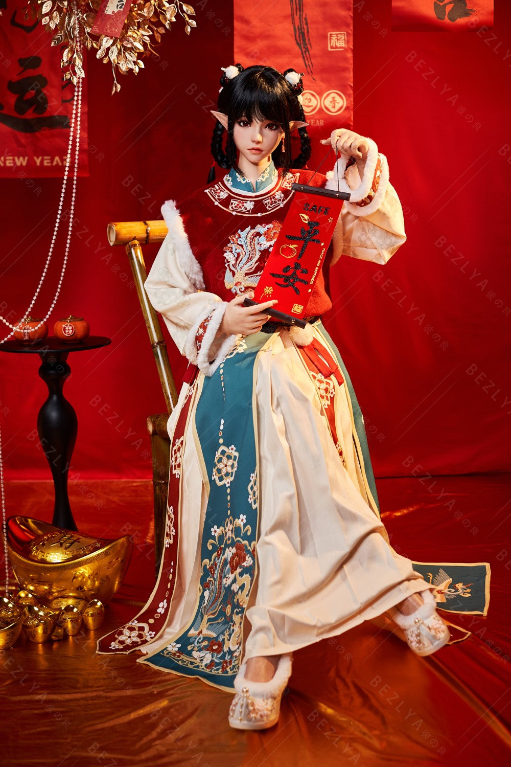 Calla poupée sexuelle (Bezlya Doll 163 cm E-cup 2.2CF Silicone)