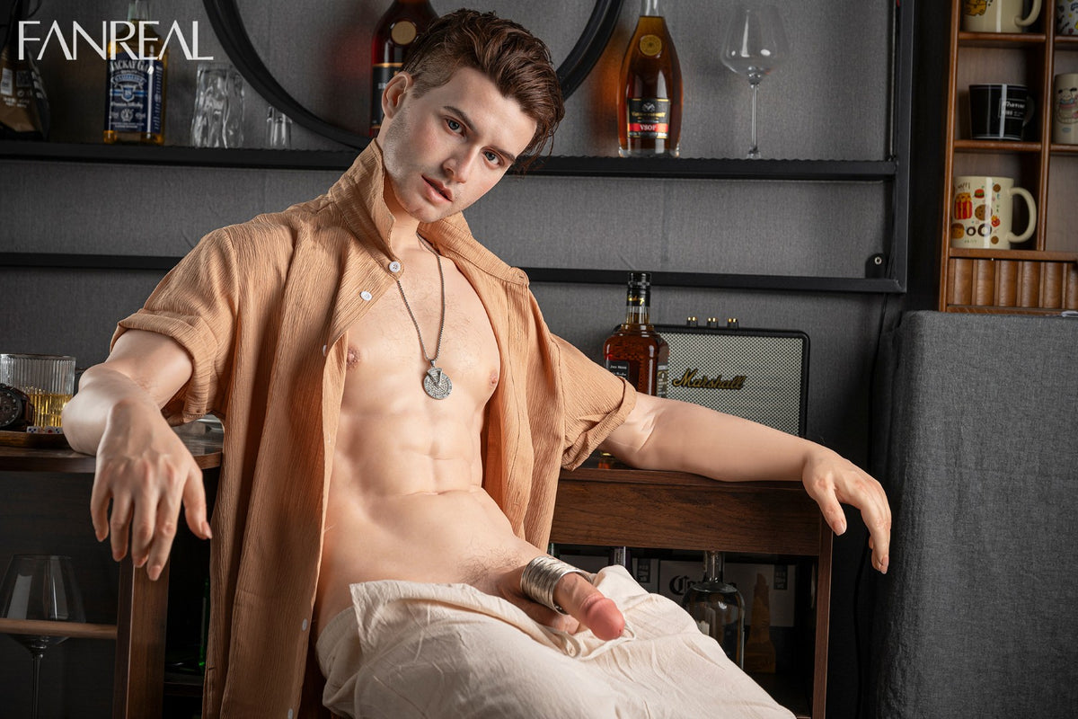 Henry bambola del sesso maschile (FanReal Doll 173 cm Silicone)
