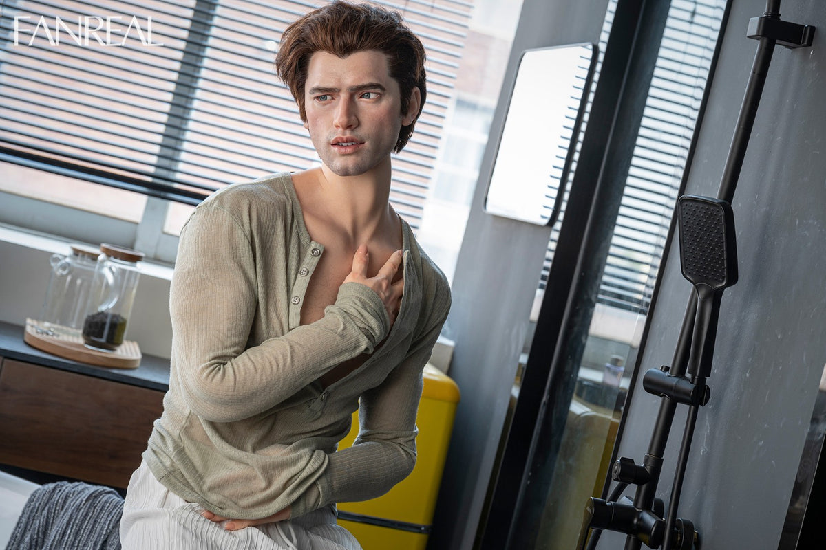 Carter mâle poupée sexuelle (FanReal Doll 173 cm (Silicone)