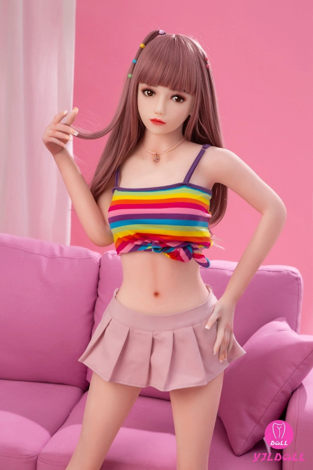 Bertha bambola del sesso (YJL Doll Coppa C da 148 cm n. 175 TPE+silicone)