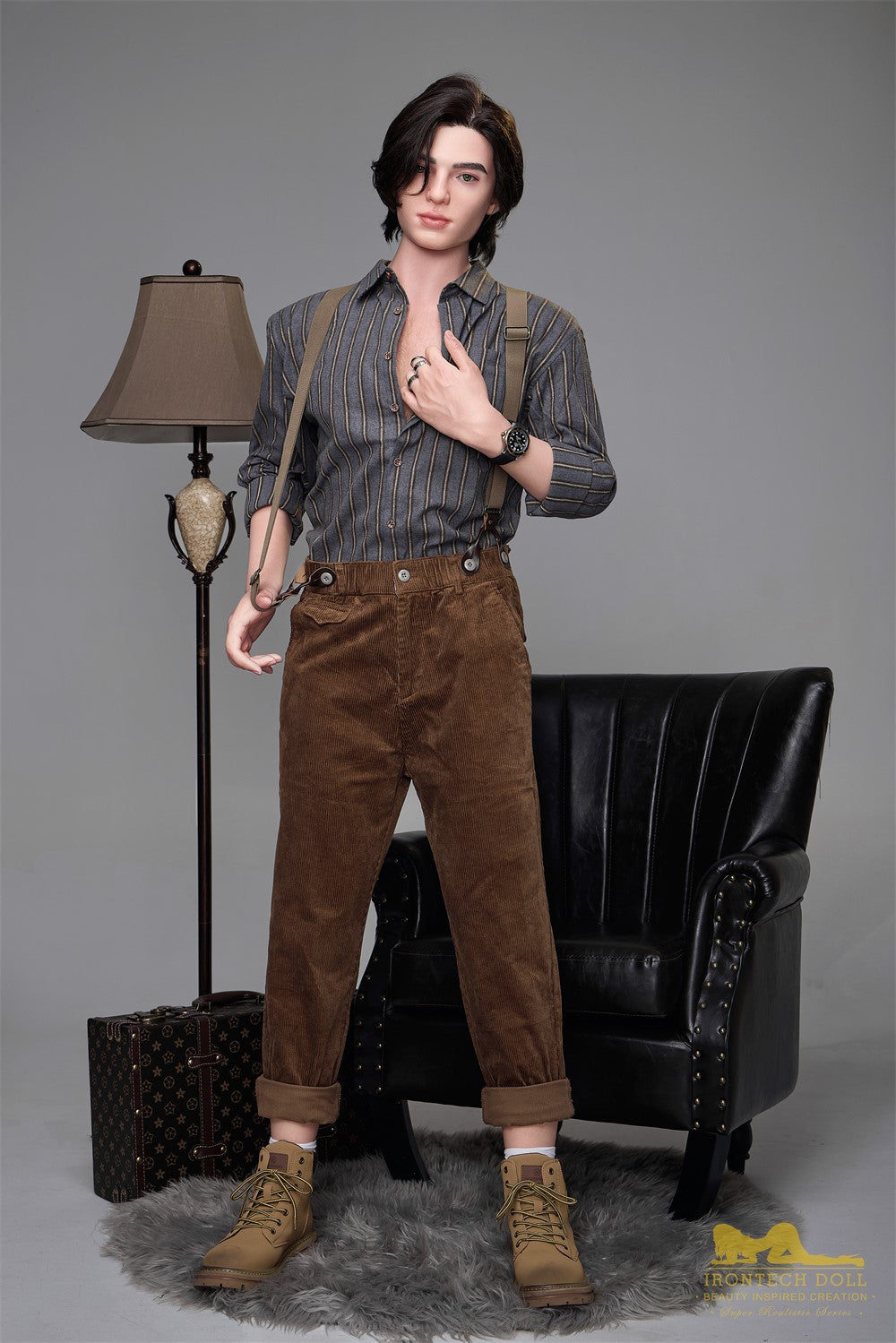 Lucas Mâle poupée sexuelle (Irontech Doll 170 cm M9 Silicone)