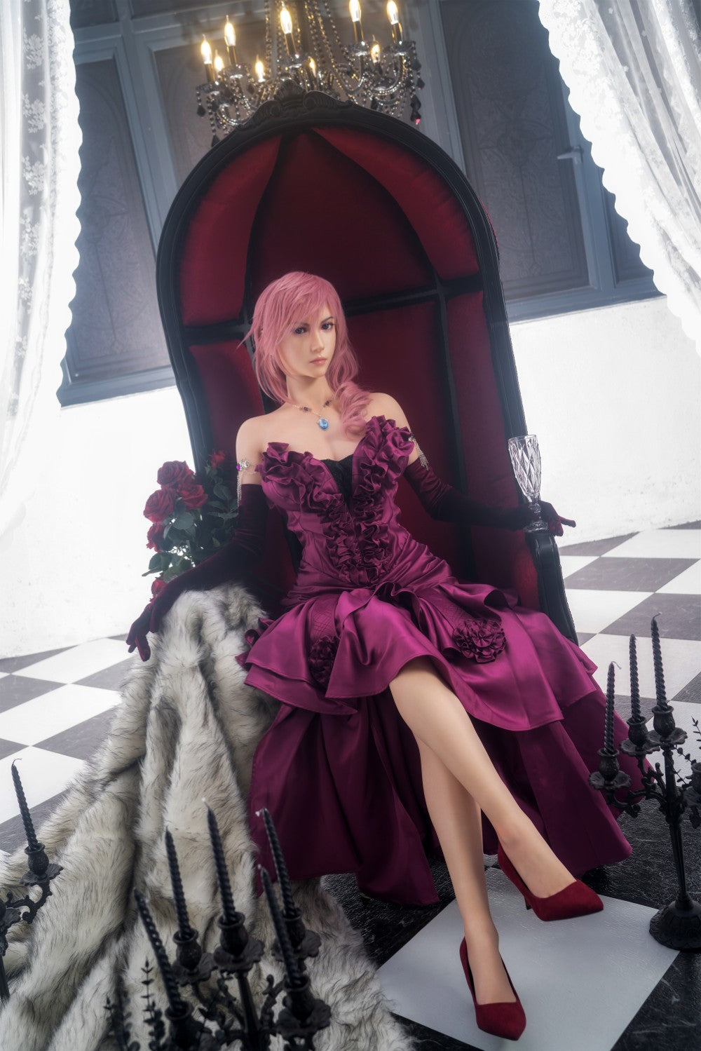 Lightning Bambola sessuale (Game Lady 171 cm G-Cup No.19 Silicone)