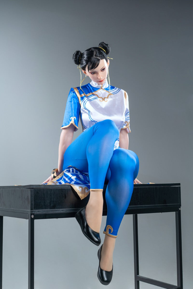 Chun Li sexpuppe (Game Lady 169cm F-cup Nr.33-1 Silikon)