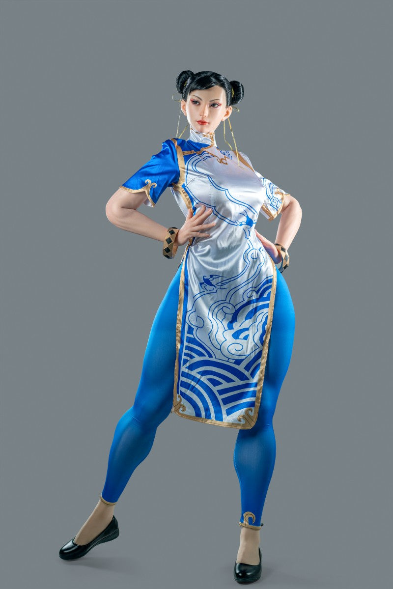 Chun Li sexpuppe (Game Lady 169cm F-cup Nr.33-1 Silikon)