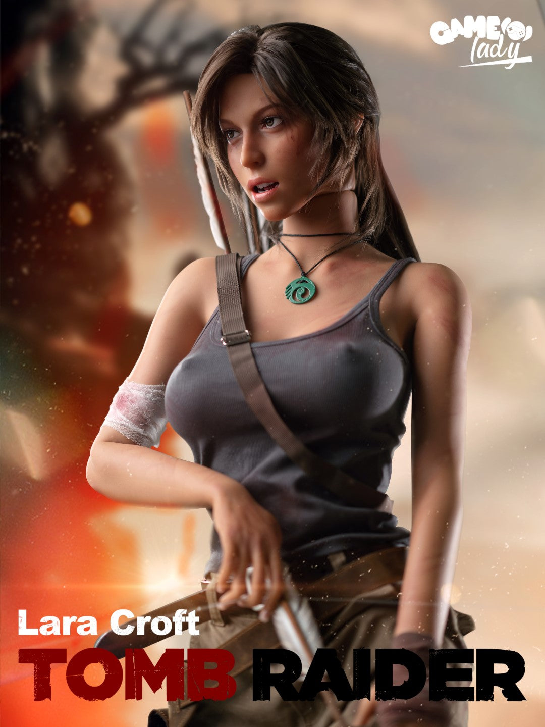 Lara Croft Sex doll (Game Lady 166cm E-cup No. 20 silicone)