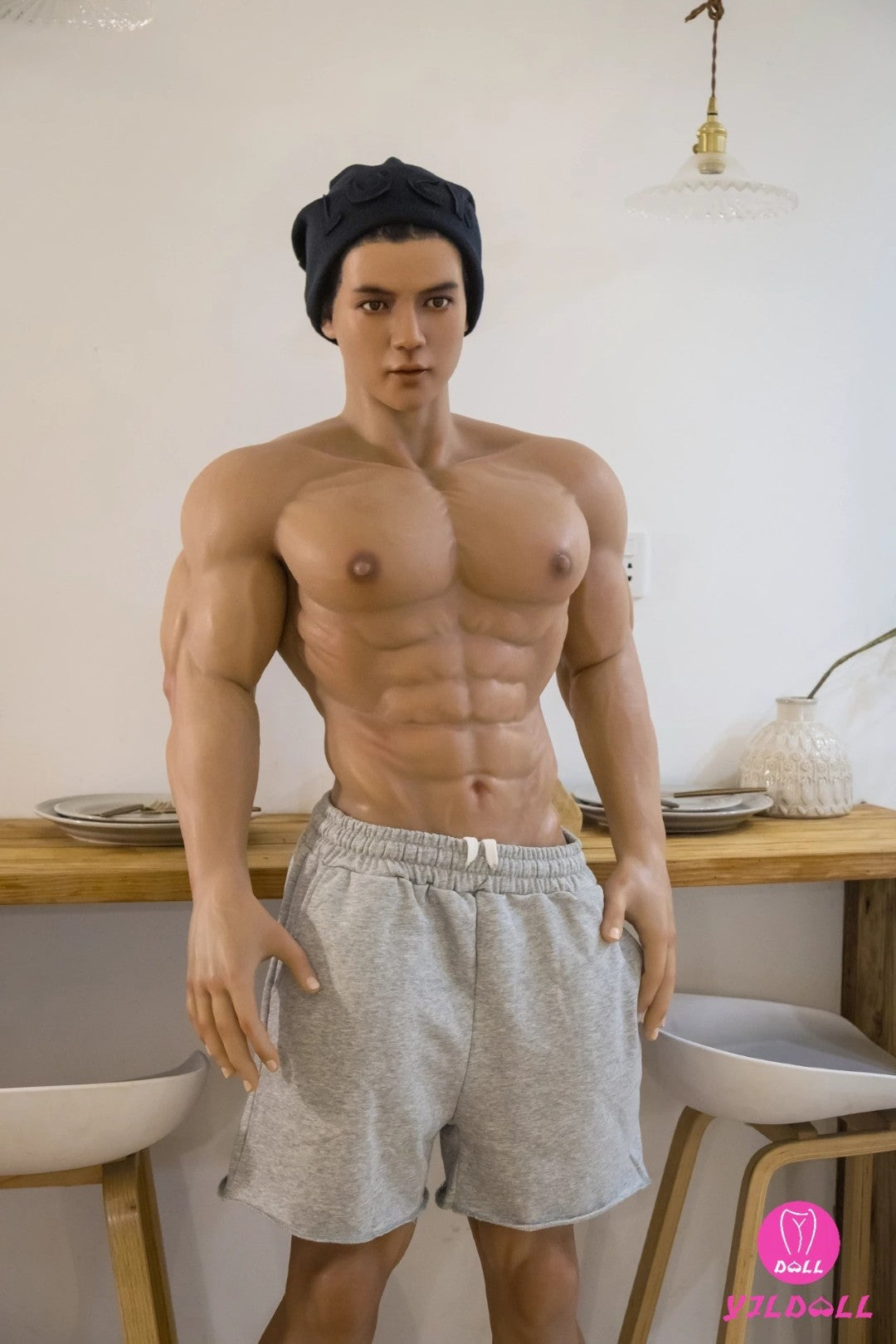 Richard mâle poupée sexuelle (YJL Doll 180 cm MD012 Silicone)