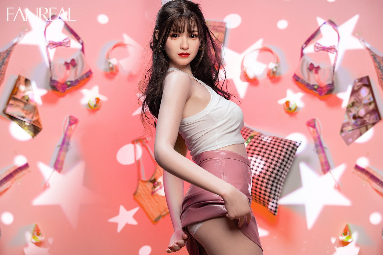 Josie bambola del sesso (FanReal Doll 163 cm Coppa C in silicone)