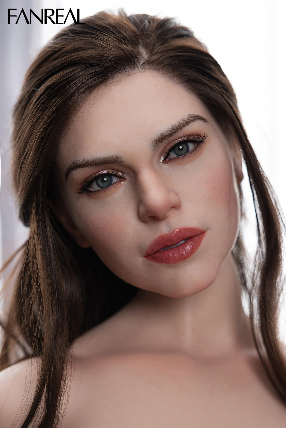 Gina bambola del sesso (FanReal Doll Coppa F da 168 cm in silicone)