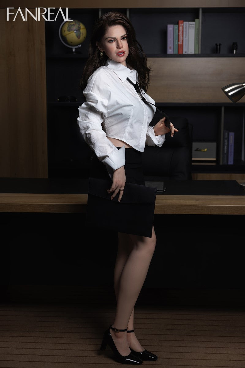 Gina poupée sexuelle (FanReal Doll 170 cm bonnet D en silicone)