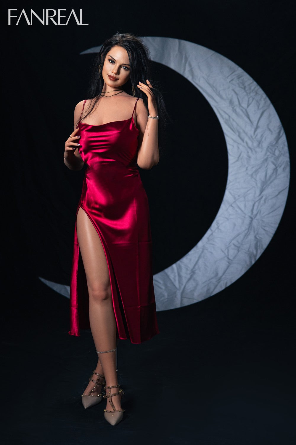 Maria bambola del sesso (FanReal Doll Coppa F da 168 cm in silicone)