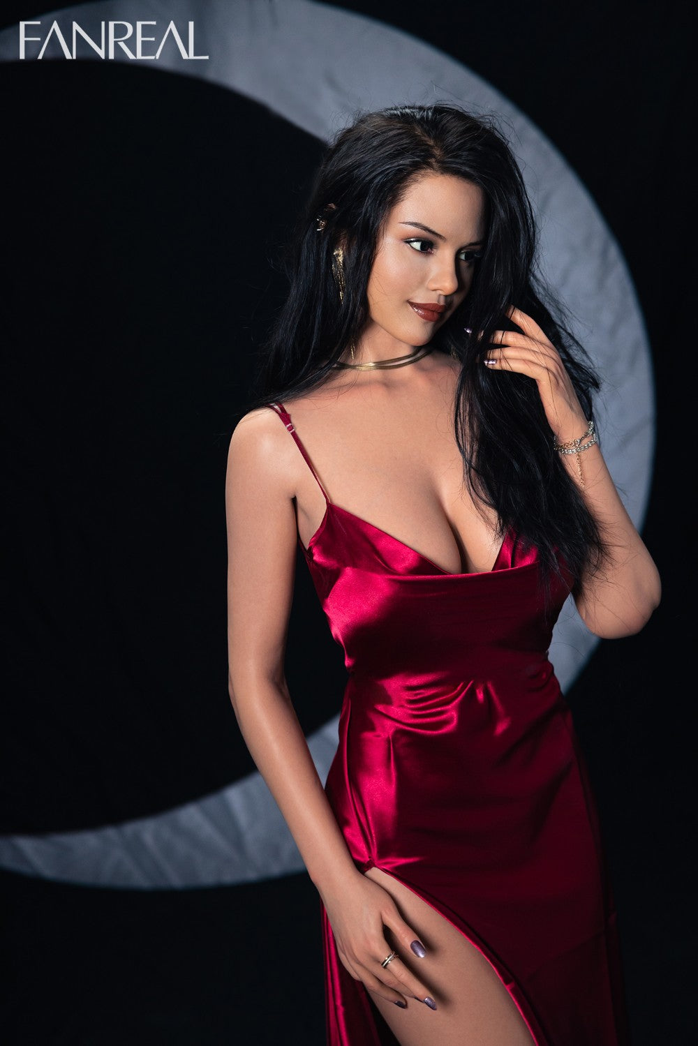 Maria bambola del sesso (FanReal Doll Coppa F da 168 cm in silicone)