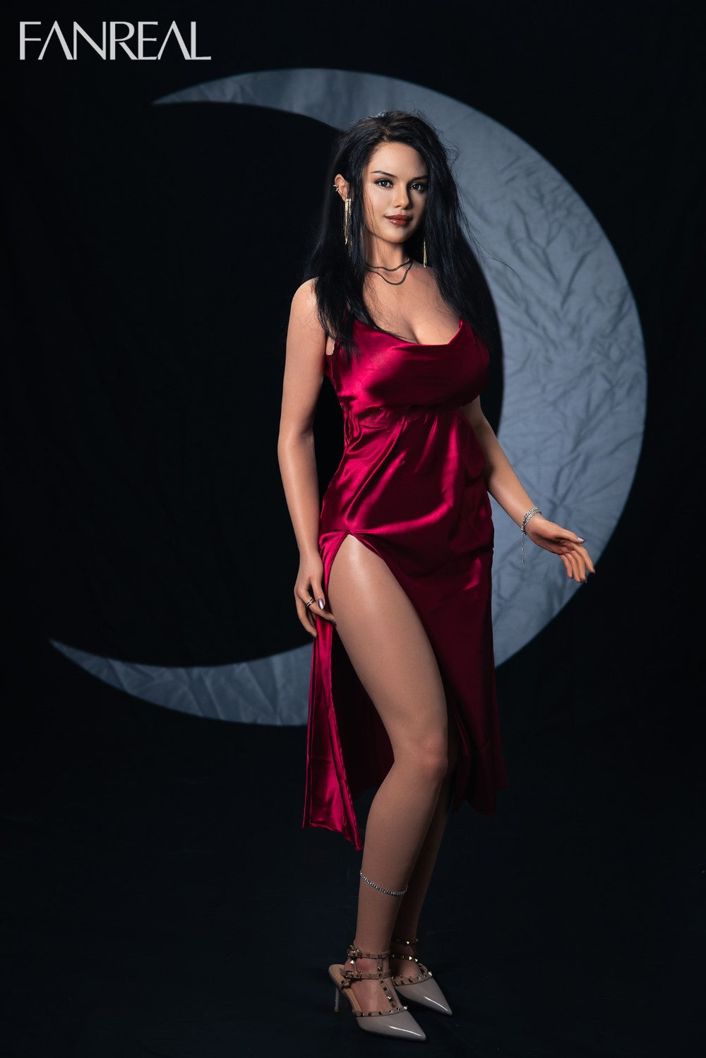 Maria bambola del sesso (FanReal Doll Coppa F da 168 cm in silicone)