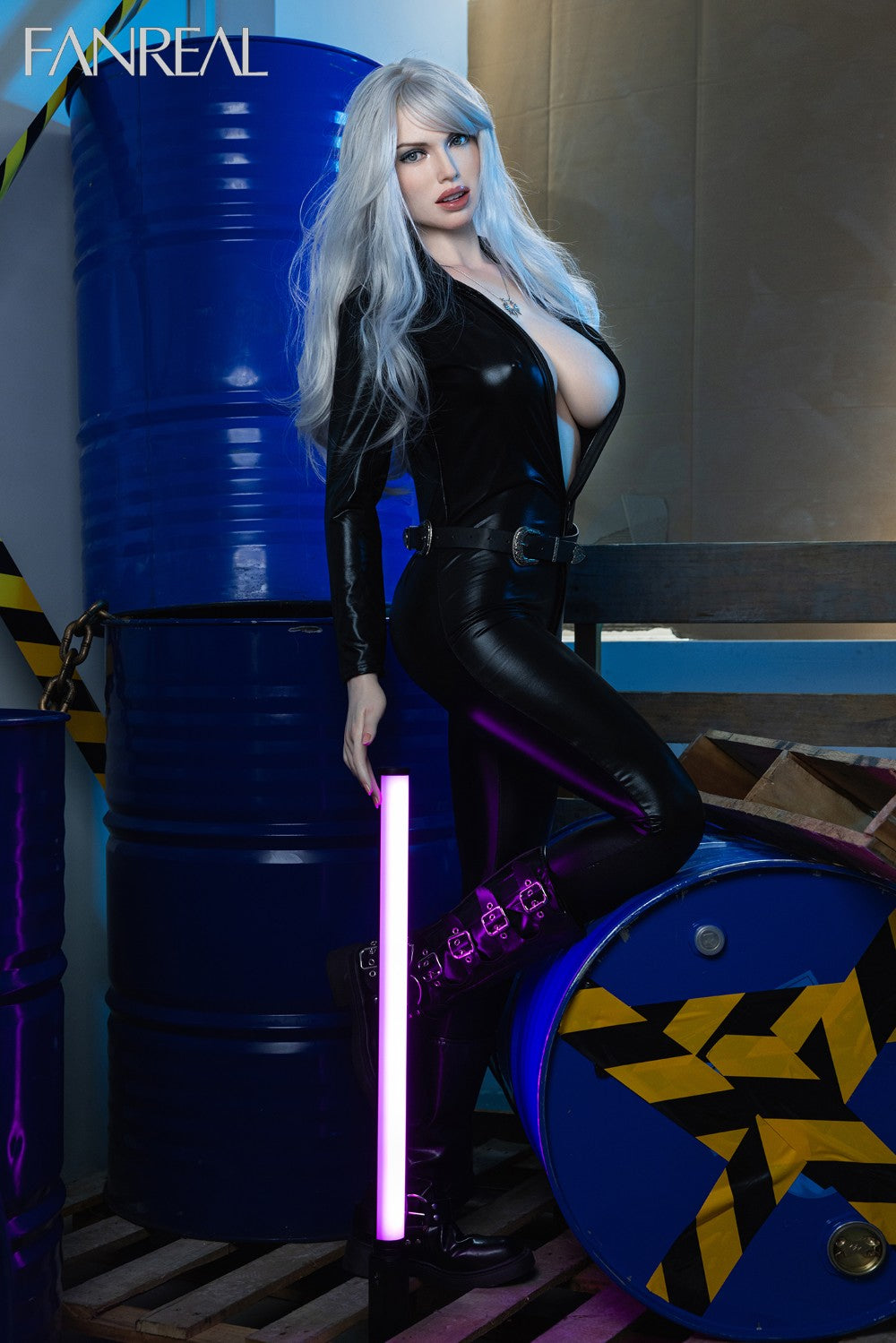 Kelly bambola del sesso (FanReal Doll Coppa F da 168 cm in silicone)