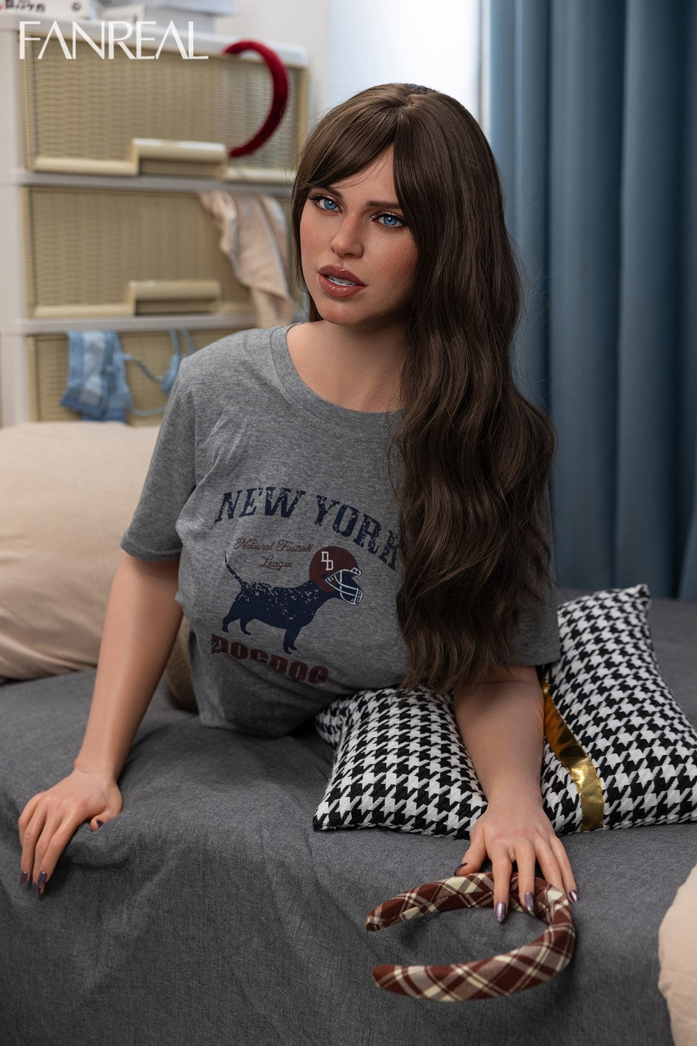 Torse de Gina poupée sexuelle (FanReal Doll 95 cm G-cup Silicone) EXPRESS