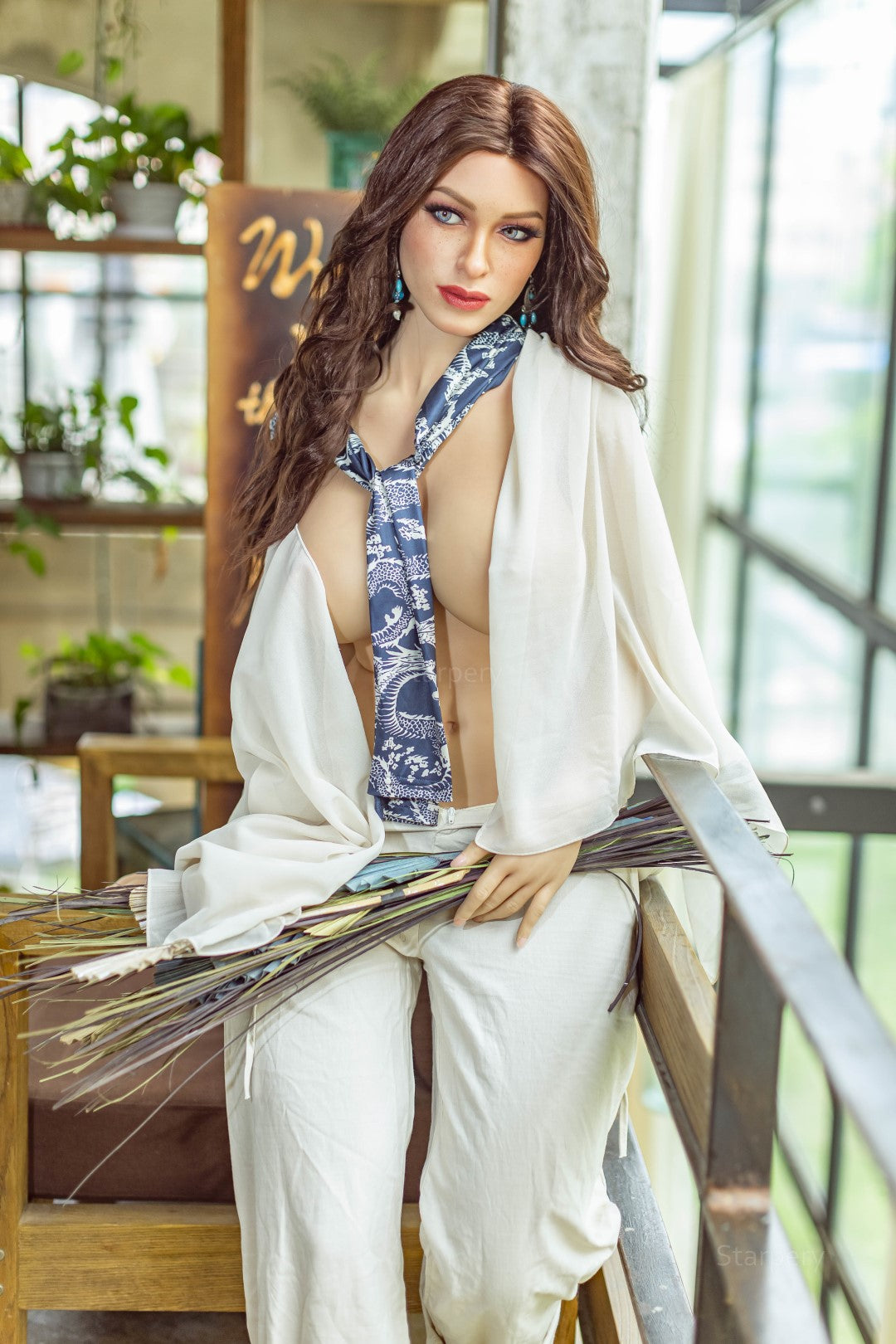 Adèle poupée sexuelle (Starpery Bonnet G 165 cm TPE+Silicone)