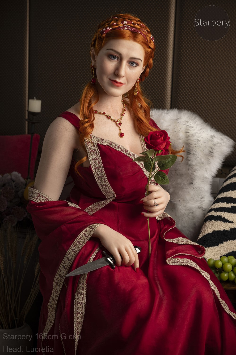 Lucrèce poupée sexuelle (Starpery Bonnet G 165 cm TPE+Silicone)
