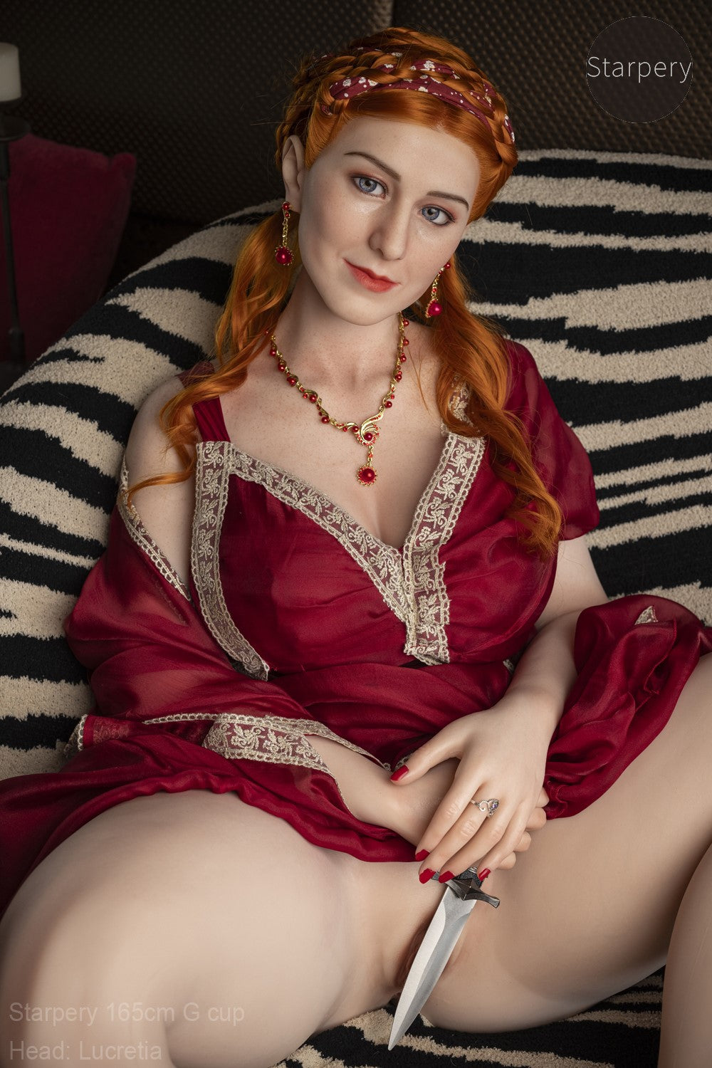 Lucretia sexpuppe (Starpery 165 cm G-cup TPE+Silikon)