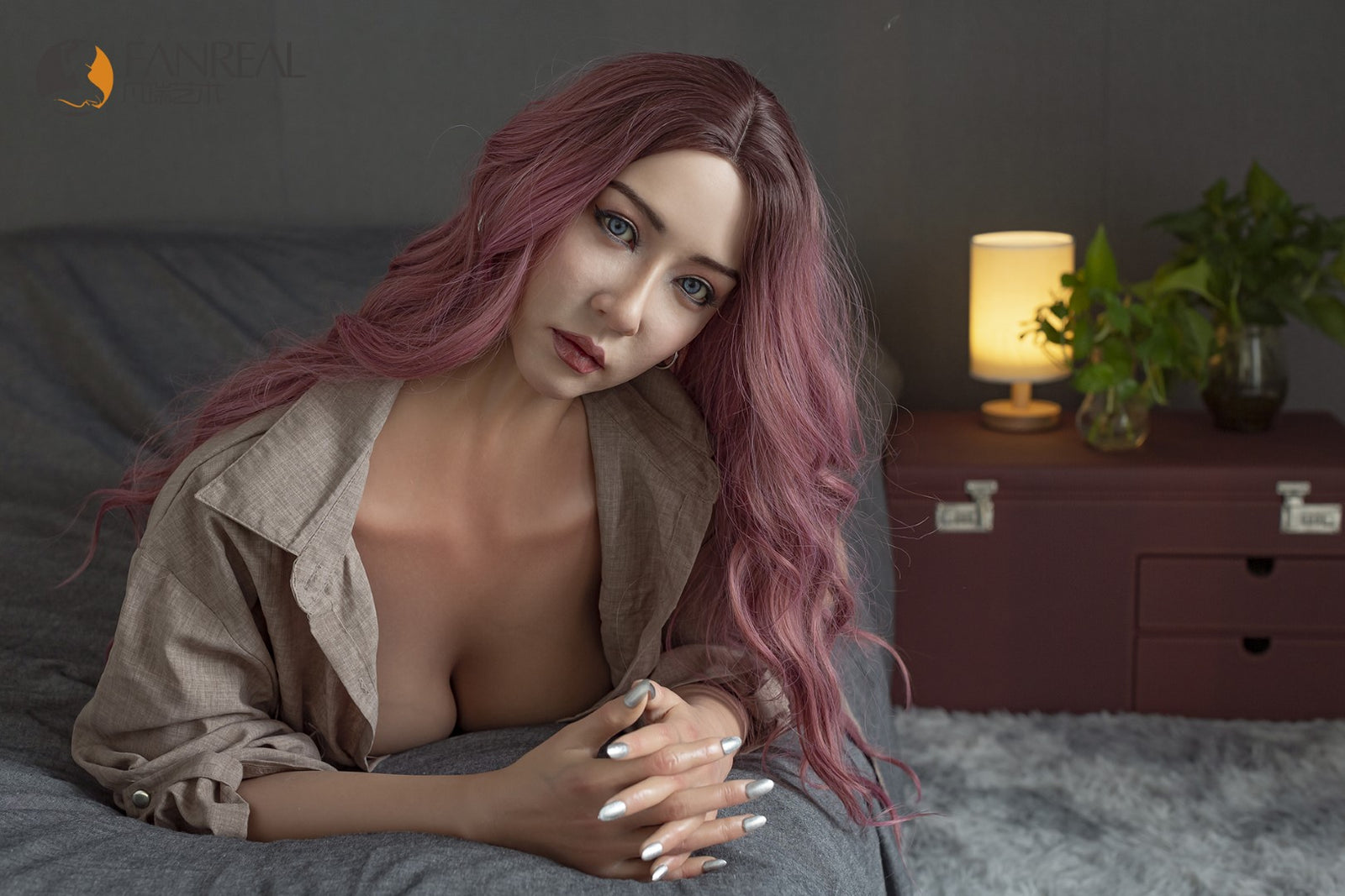 Eva bambola del sesso (FanReal Doll 165 cm Coppa D in silicone)