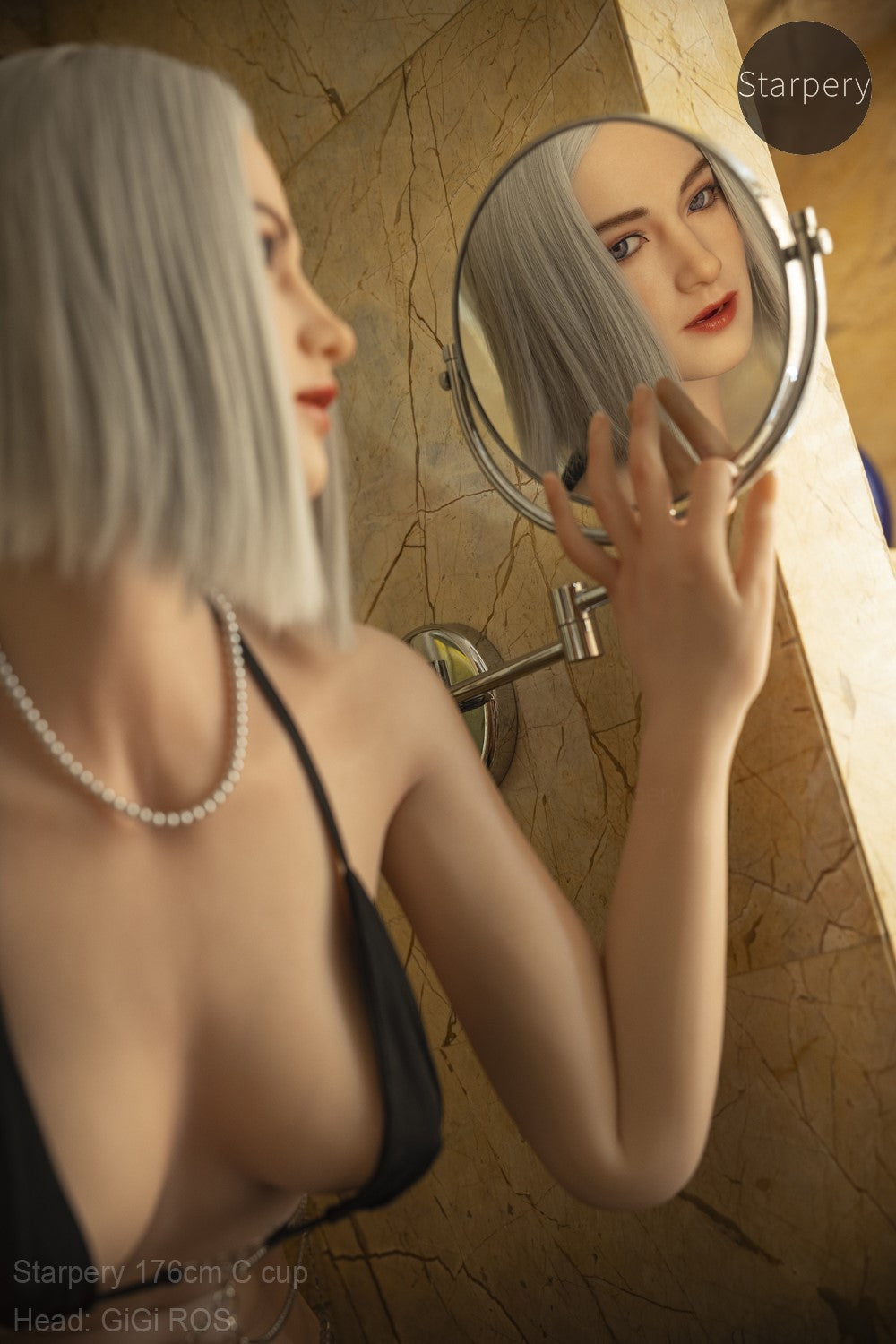 Gigi bambola del sesso (Starpery Coppa C da 176 cm (TPE+silicone)