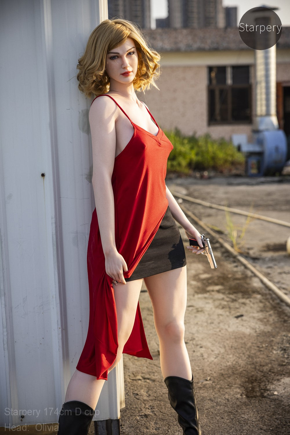 Olivia bambola del sesso (Starpery 174 cm Coppa D (TPE+silicone)