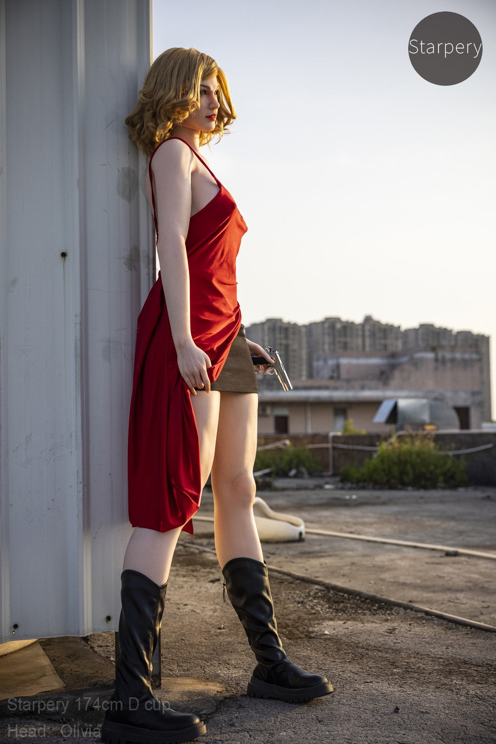 Olivia bambola del sesso (Starpery 174 cm Coppa D (TPE+silicone)