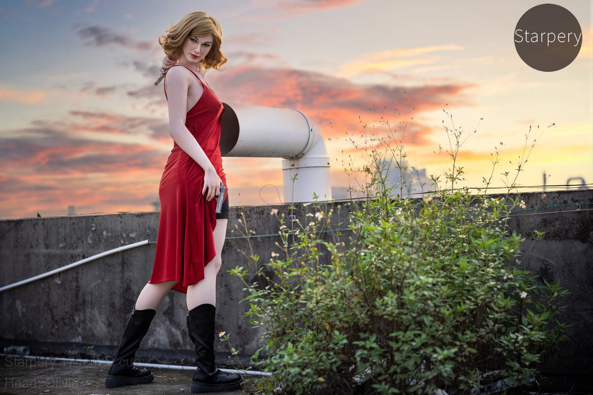 Olivia bambola del sesso (Starpery 174 cm Coppa D (TPE+silicone)