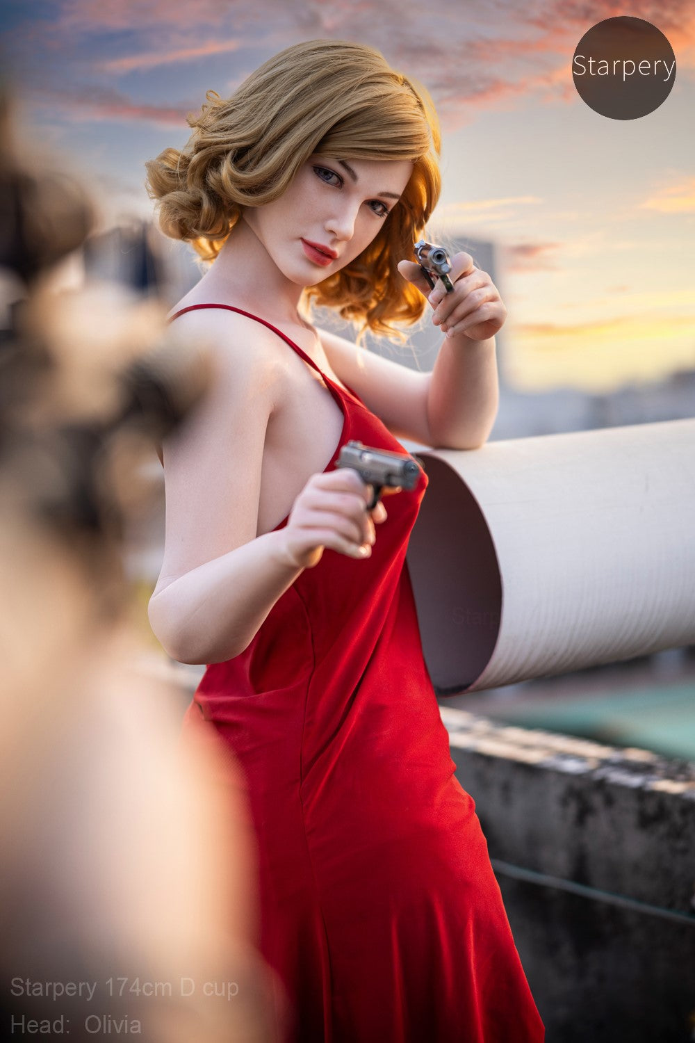 Olivia bambola del sesso (Starpery 174 cm Coppa D (TPE+silicone)