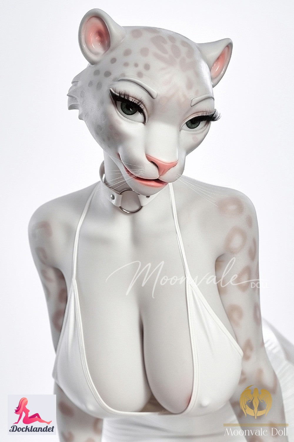 Velara Sexdocka (Moonvale Doll 165cm D-kupa Silikon) Snow Leopard Sex Doll Furry