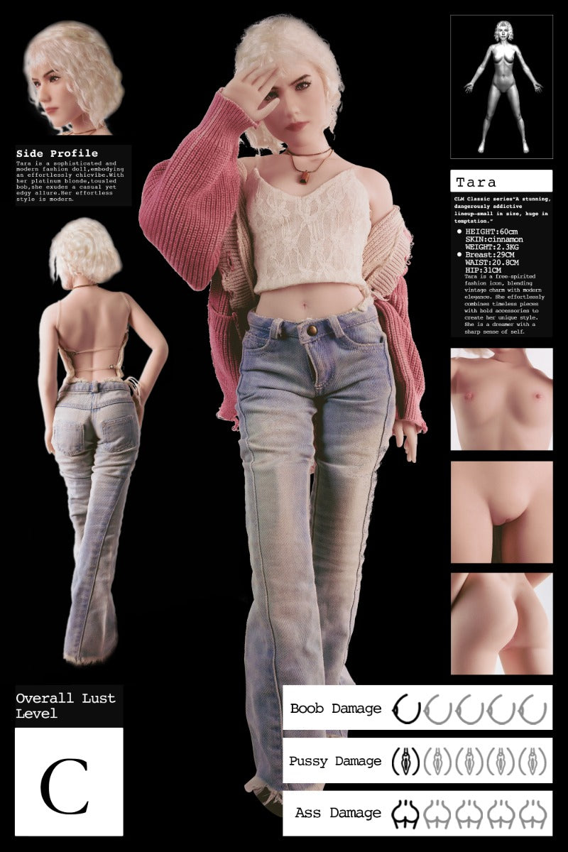 Tara poupée sexuelle (Climax Doll Mini bonnet S 60cm Silicone)