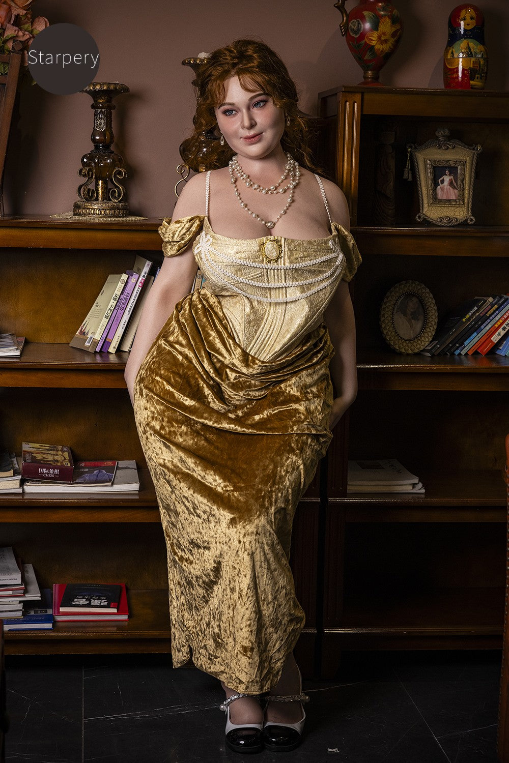 Bambola del sesso in avorio (Starpery Coppa H da 161 cm (TPE+silicone)