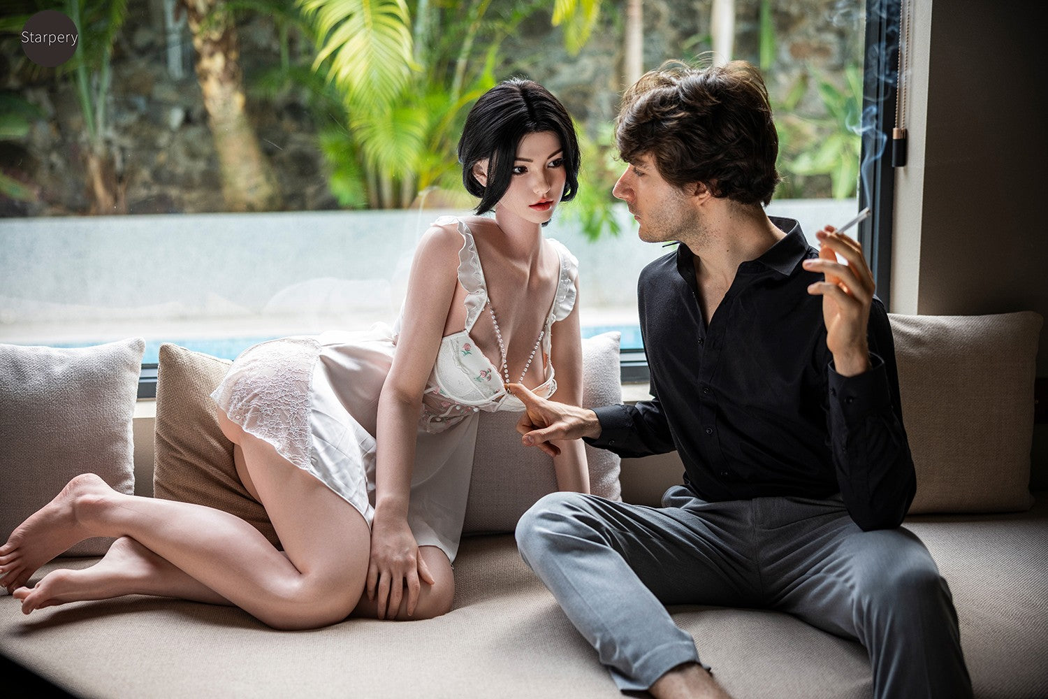 Qingwen poupée sexuelle (Starpery 176 cm bonnet C TPE+Silicone)