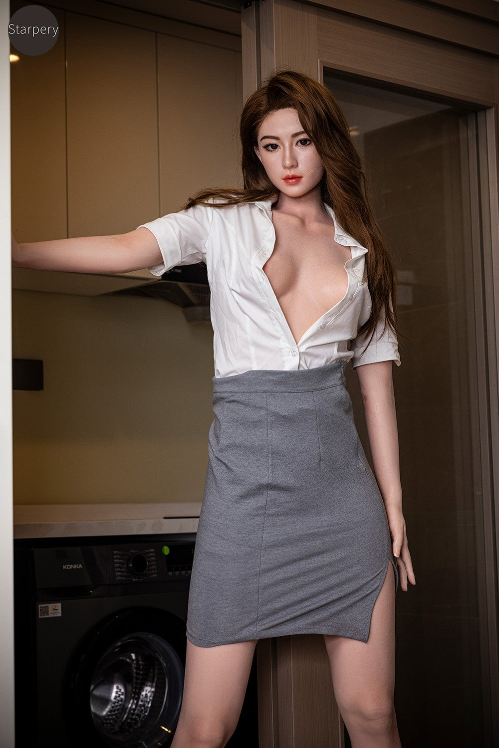 Yuyan bambola del sesso (Starpery Coppa C da 176 cm (TPE+silicone)