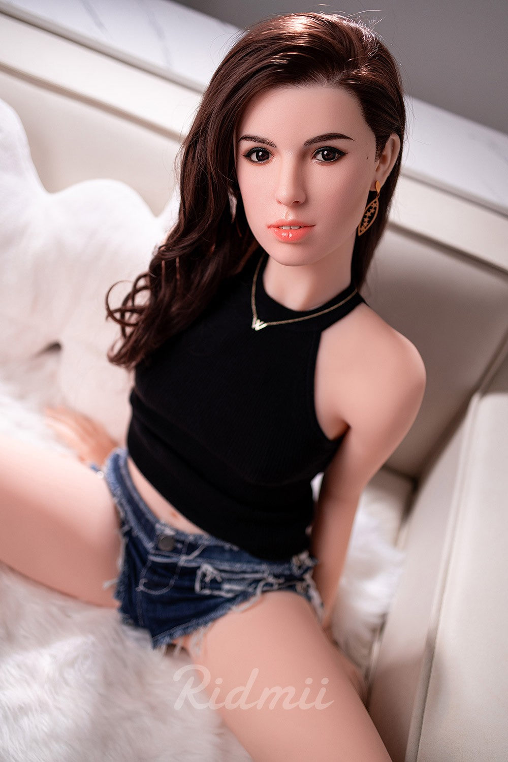 Dione bambola del sesso (Ridmii Doll 159 cm Coppa A (TPE+silicone)