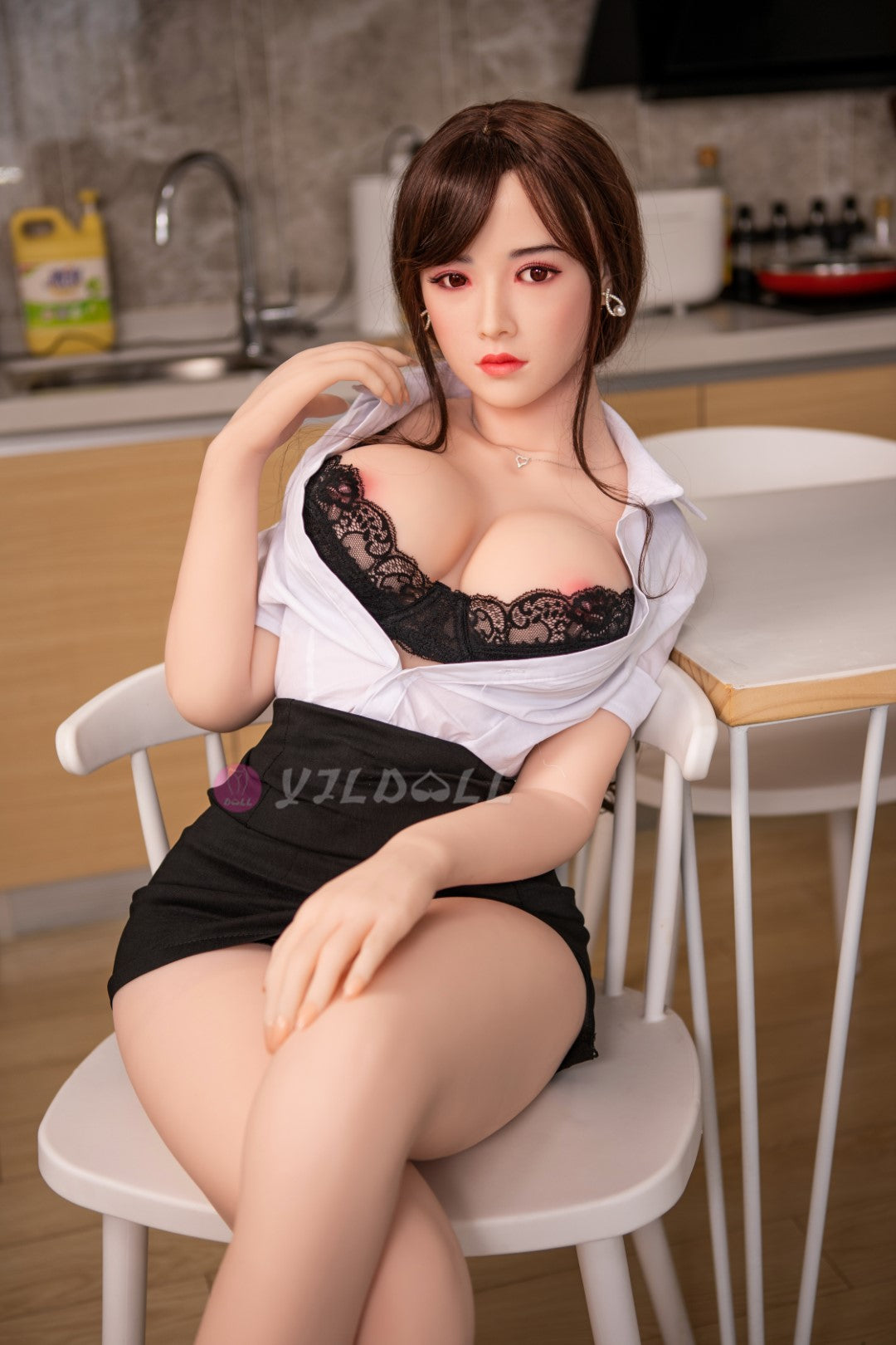 Bambola del sesso Bijou (YJL Doll Coppa F da 163 cm n. 806 TPE + silicone)