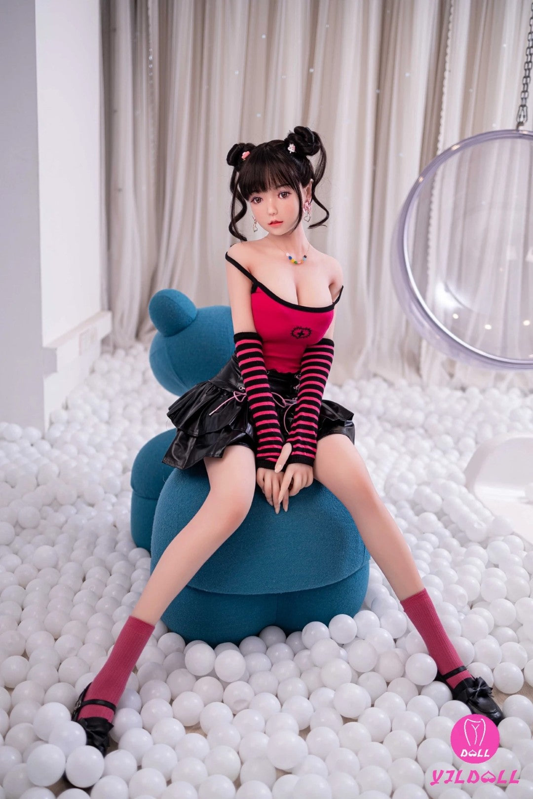 Aileen bambola del sesso (YJL Doll Coppa D da 148 cm n. 386 TPE+silicone)