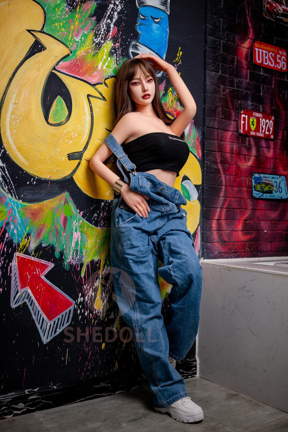 Béryl poupée sexuelle (SHEDOLL Bonnet C 158 cm #SH004 TPE+Silicone)