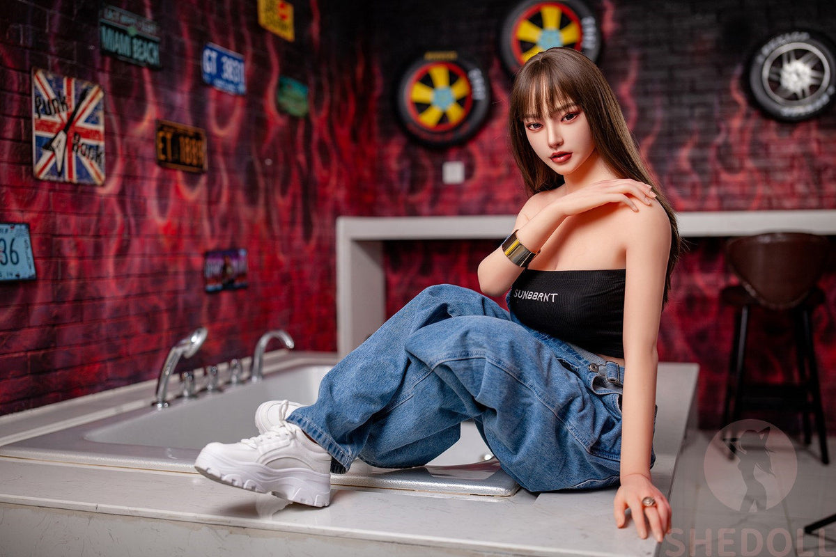 Béryl poupée sexuelle (SHEDOLL Bonnet C 158 cm #SH004 TPE+Silicone)