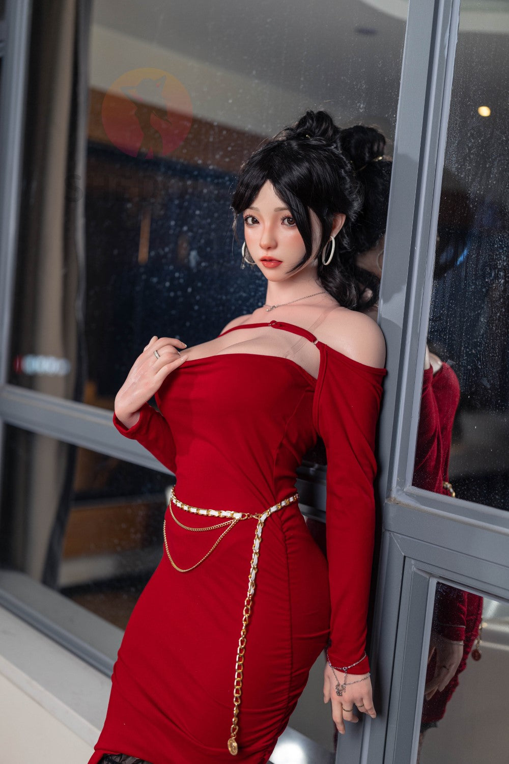 Bambola del sesso rosa (SHEDOLL Coppa E da 165 cm #SH051 2.0 in silicone)