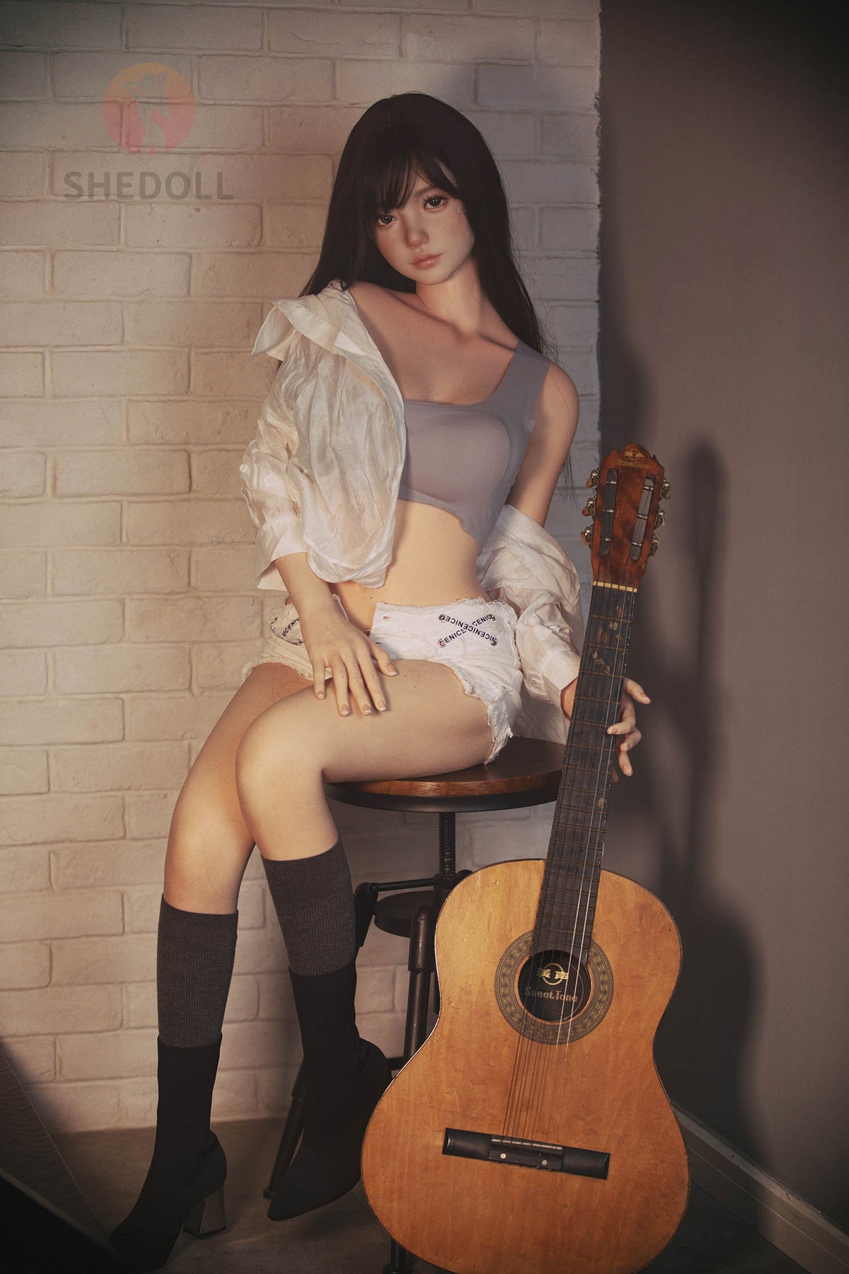 Kaéna poupée sexuelle (SHEDOLL Bonnet C 158 cm #SH059 Silicone)