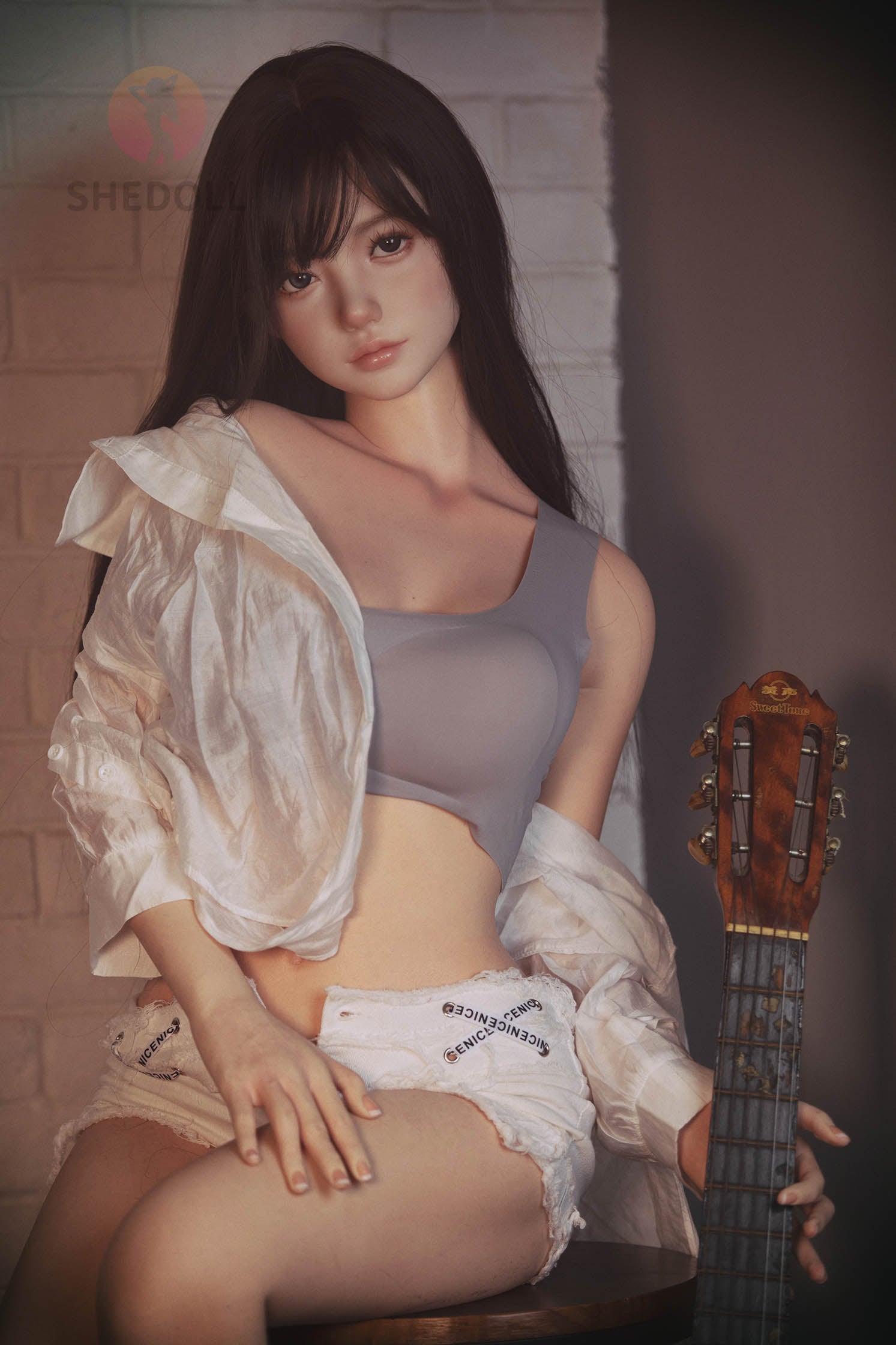 Kaéna poupée sexuelle (SHEDOLL Bonnet C 158 cm #SH059 Silicone)