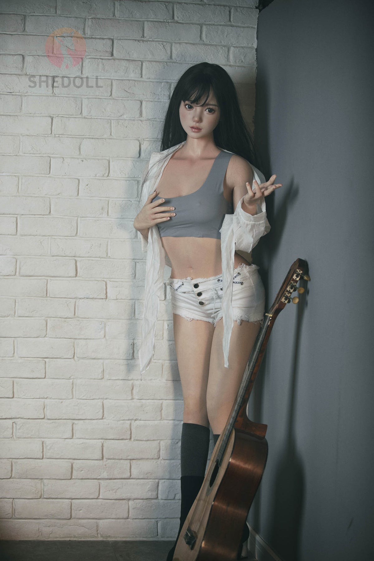 Kaéna poupée sexuelle (SHEDOLL Bonnet C 158 cm #SH059 Silicone)