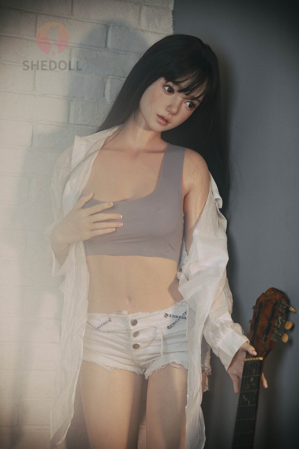 Kaéna poupée sexuelle (SHEDOLL Bonnet C 158 cm #SH059 Silicone)